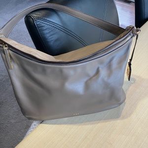 Ralph Lauren TAUPE Leather Purse/Bag